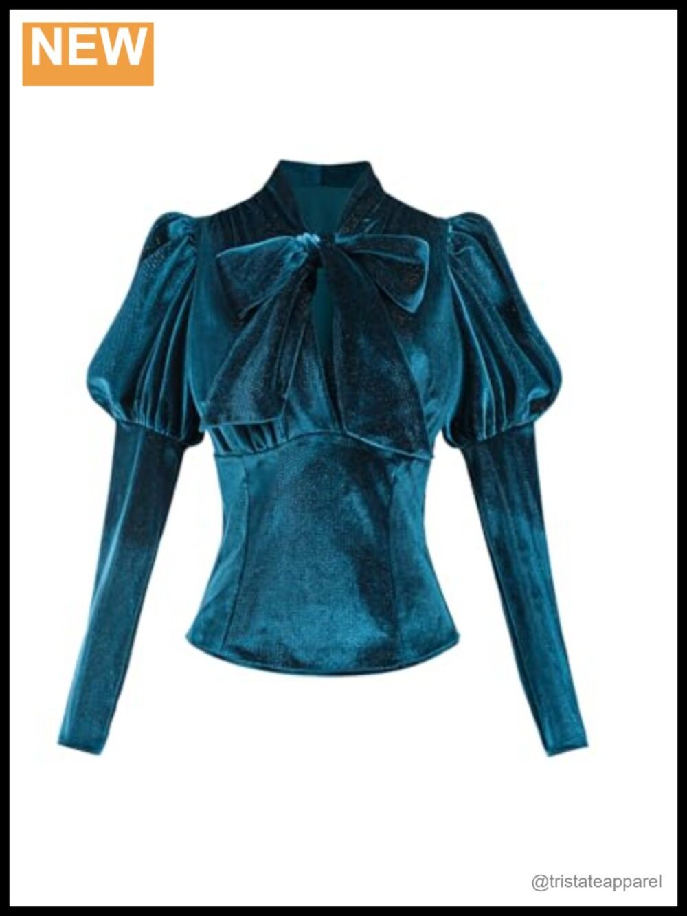 Victorian Velvet Blouse Women Long Sleeve Bow Tie Vintage Top
